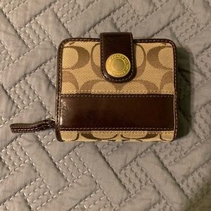 Coach Signature brown wallet